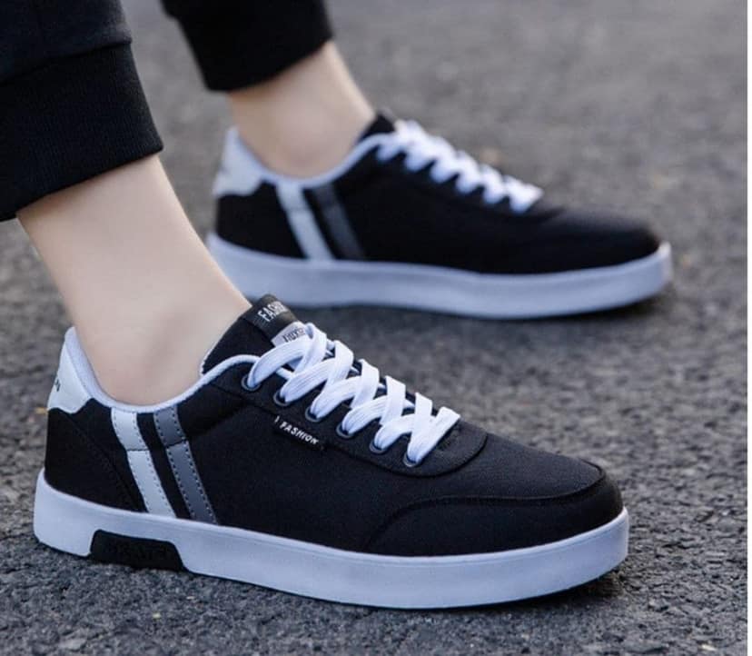 kardam&sons Fashionable Canvas Casual Outdoor Sneakers White Shoes Sneakers for Men view 2