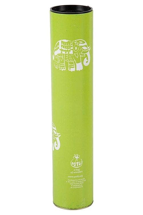 DIY Block Print Your Own Dupatta kit Green Elephant view 2