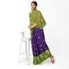 Ink Blue Color Kanjivaram Pure Silk Saree view 3