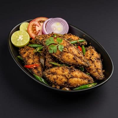 Fish Pepper Dry (Boneless)