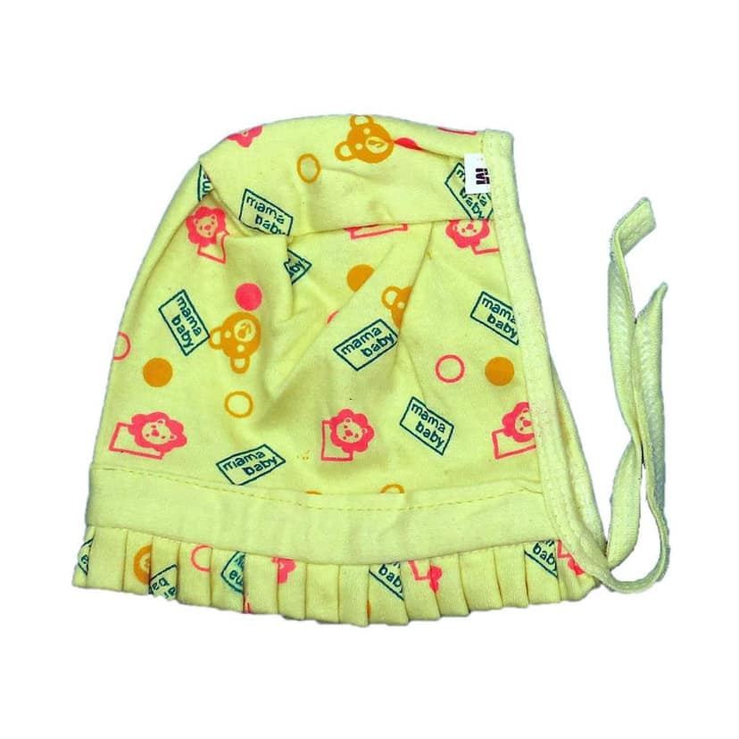 Newborn, Boys and Girls Cap Hat Topi Random Print Pack of 4 view 4