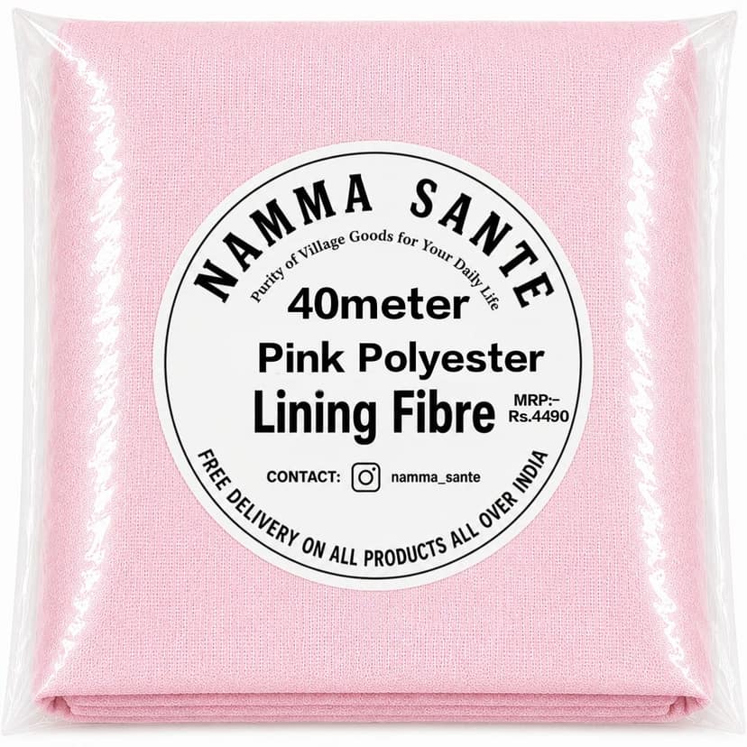 Pink Polyester Lining Fibre (Bada Panna), Pink Polyester Lining Cloth (Bada Panna), Pink Polyester Lining Fabric (Bada Panna), Pink Polyester Inner Lining (Bada Panna), Pink Polyester Lining Material (Bada Panna)