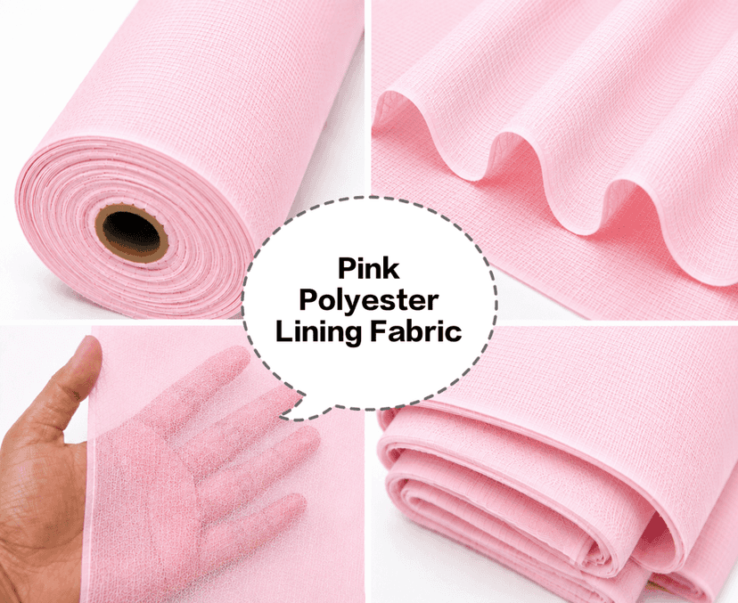 Pink Polyester Lining Fibre (Bada Panna), Pink Polyester Lining Cloth (Bada Panna), Pink Polyester Lining Fabric (Bada Panna), Pink Polyester Inner Lining (Bada Panna), Pink Polyester Lining Material (Bada Panna) view 3