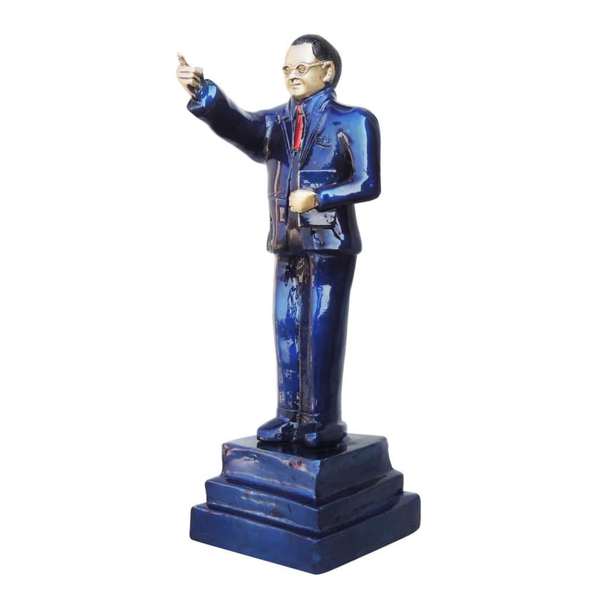 Brass Showpiece Ambedker Ji Statue - Traditional Indian Showpiece, Height : 22 Inch (BSMAS881 B) view 2