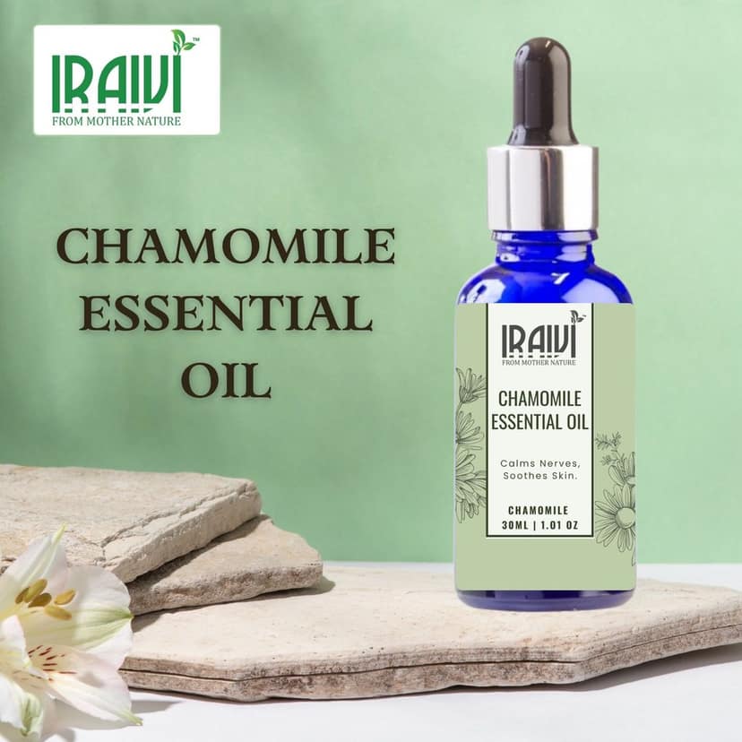 Iraivi Premium Chamomile Essential Oil | Pure & Natural by Iraivi Organics