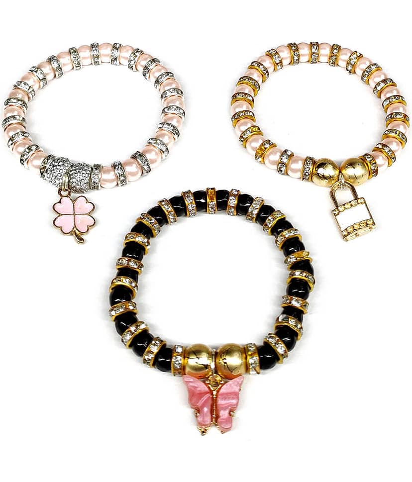 DAIVYA WELLNESS - Multicolor Bracelet ( Pack of 3 )