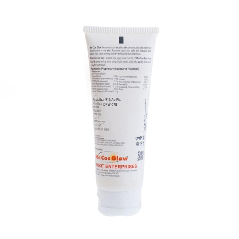 Me Cos Glow Honey Ginger Face Wash - Gentle Cleansing, Natural Glow, Antioxidant-Rich Formula for All Skin Types - 150ml | Pack of 2 view 3