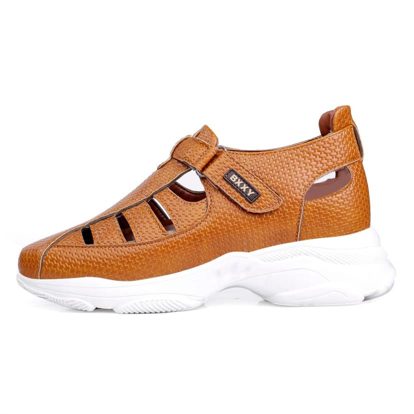 Bxxy's 3 Inch Height Increasing Elevator Sandals for Men view 8