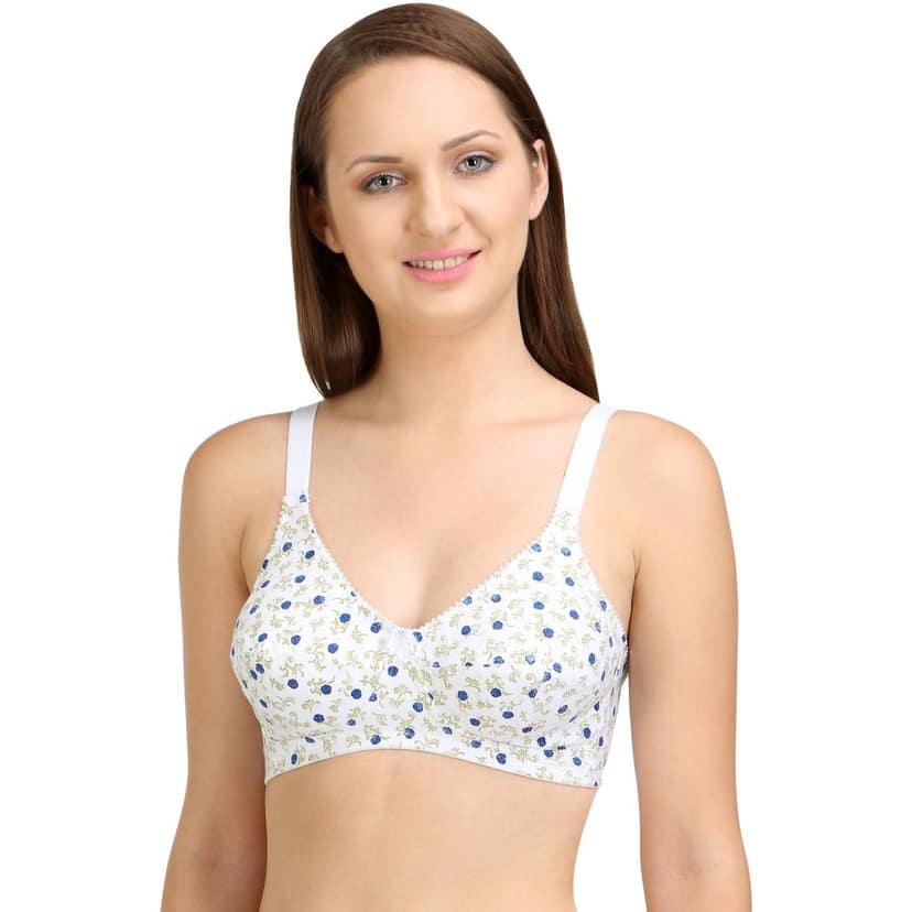 Bodycare Women Cotton Full Coverage Non Padded Regular Bra Pack - 2 E5582WW view 2