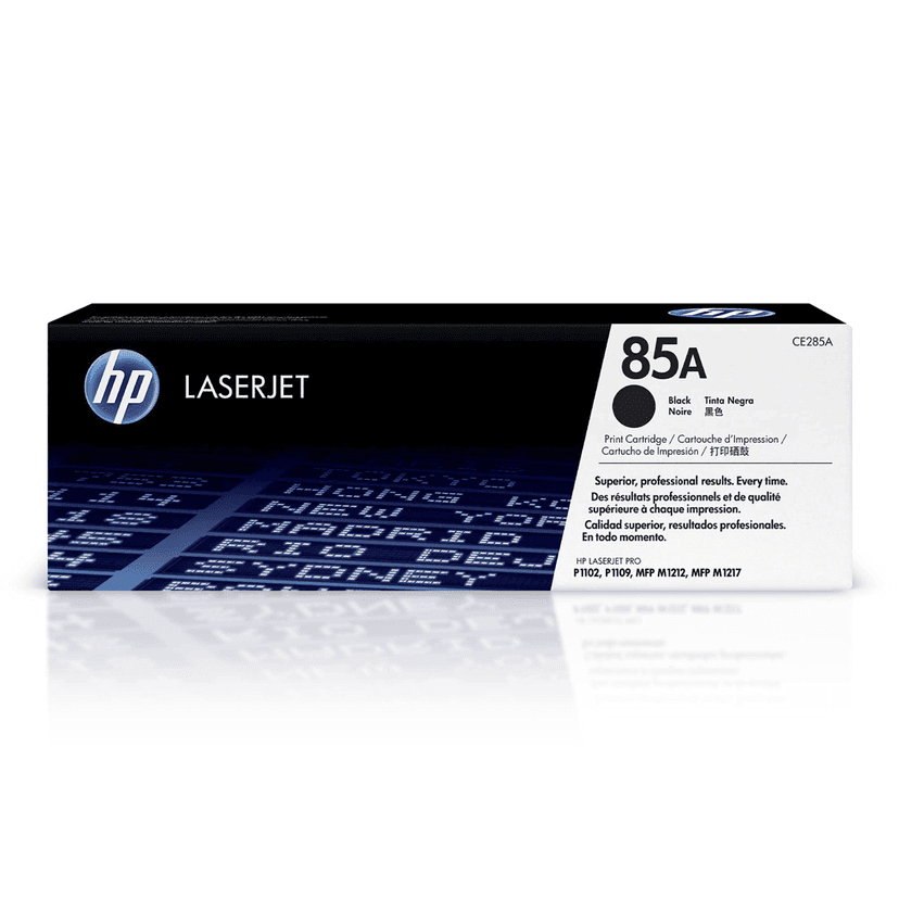 HP 85A Black LaserJet Toner Cartridge (CE285A) for HP LaserJet Pro P1102, P1102w, M1132 MFP, M1212nf MFP, M1217nfw Printers