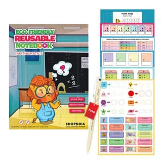 Mathematics Eco-Friendly Reusable Notebooks (Set 2)