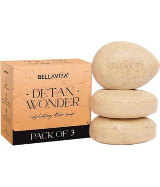 BELLAVITA Exfoliating Soap for All Skin Type ( Pack of 3 )