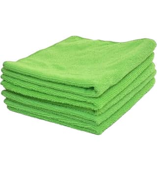 INGENS Microfiber Cloth for Car Cleaning and Detailing, Dual Sided, Extra Thick Plush Microfiber Towel Lint-Free, 250 GSM, 40cm x 40cm PACK OF 5