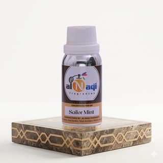 alNaqi Sailor Mint 100g - Premium Artisanal Men's Perfume, Long-Lasting Fresh Mint & Lavender Blend, Clean Groomed Aroma with Warm Vanilla & Amber for Daily Charisma