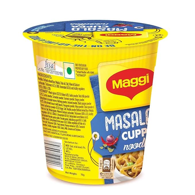 Maggi Nestle Cuppa Noodles, Masala 70G Cup view 2