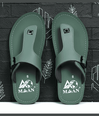 MAAN Sea Green Men's Thong Flip Flop