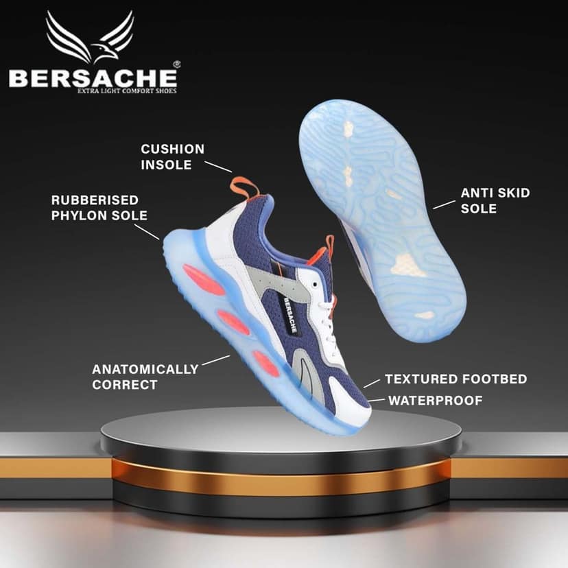 Bersache Premium Sports ,walking,Gym,cricket, Trending Running Shoes For Men's view 5