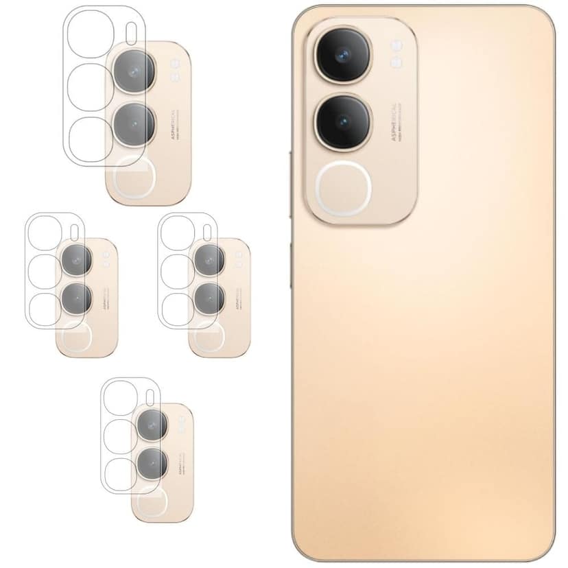 ISAAK Back Camera Lens Protector compatible for Vivo Y29 5G (Pack of 4)