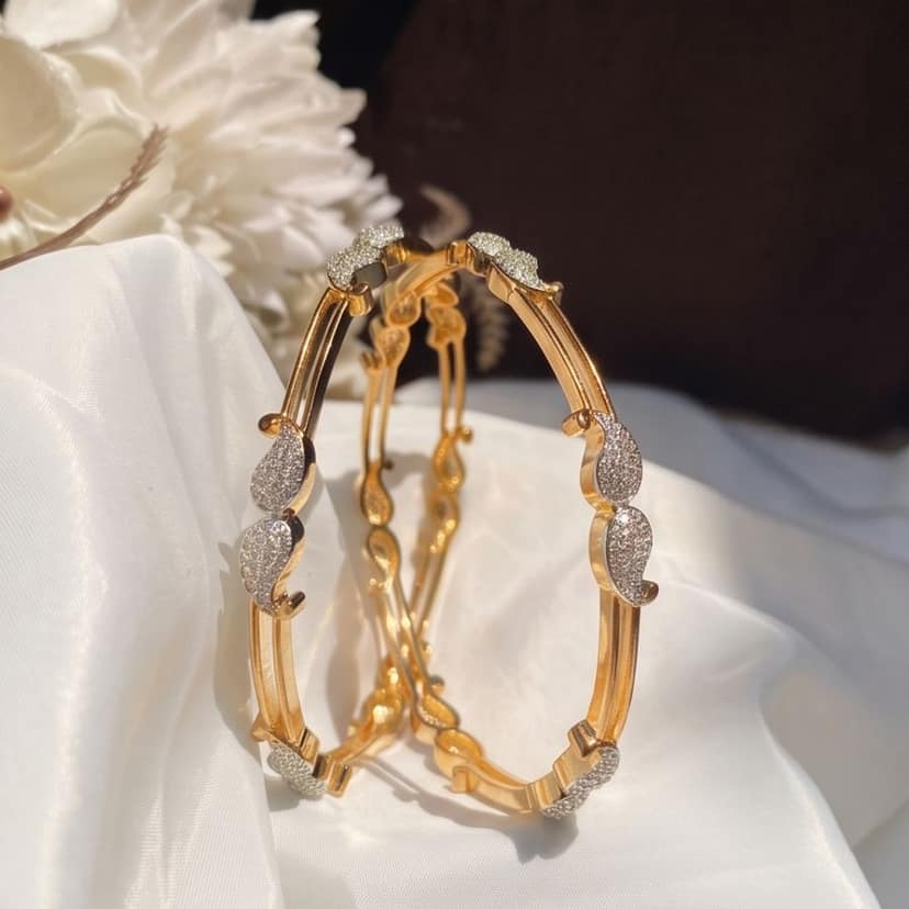 Leaf Vine Bangles view 2