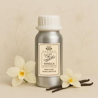 Essent Vanilla Unisex Roll-On Attar 3.38 fl. oz. (100 ml) | Long-Lasting Natural Fragrance |Premium Vetiver Scent| Alcohol-Free Perfume Oil