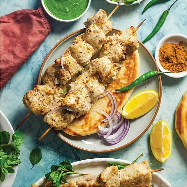 Murgh malai kebab