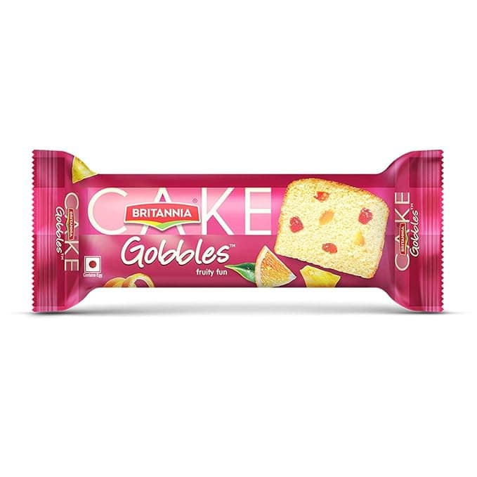 Britannia Gobbles Fruity Fun Cake, 55gm