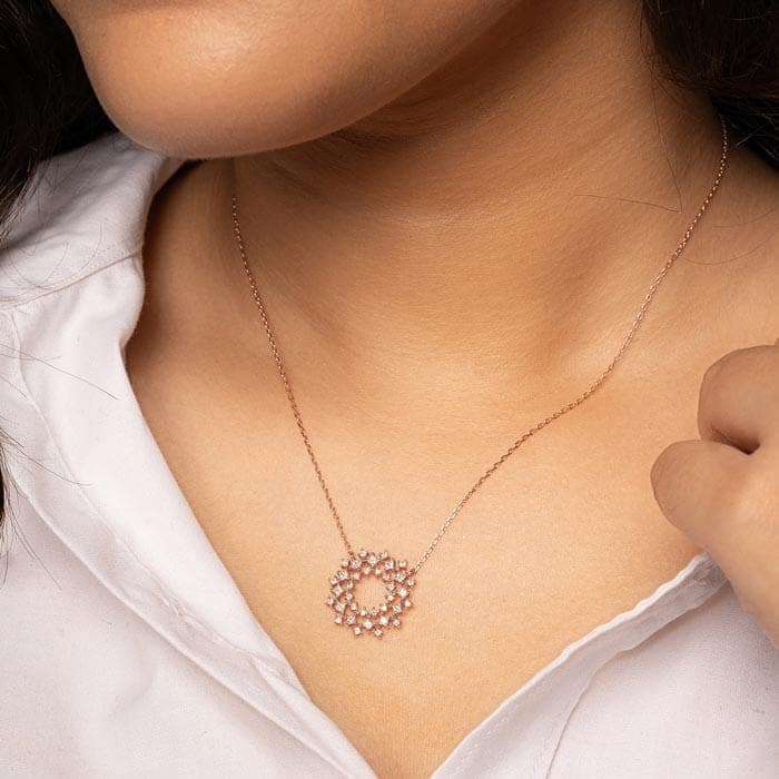 Rose Gold Imperial Necklace view 2