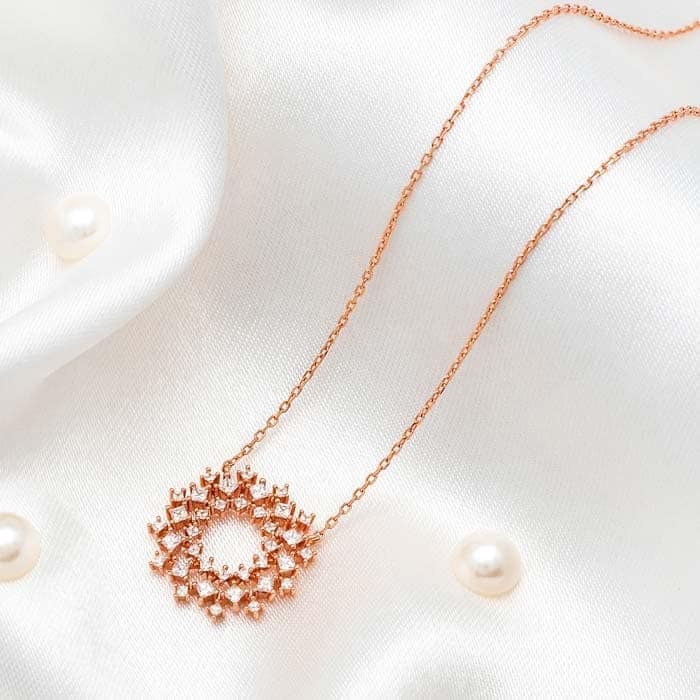Rose Gold Imperial Necklace view 3