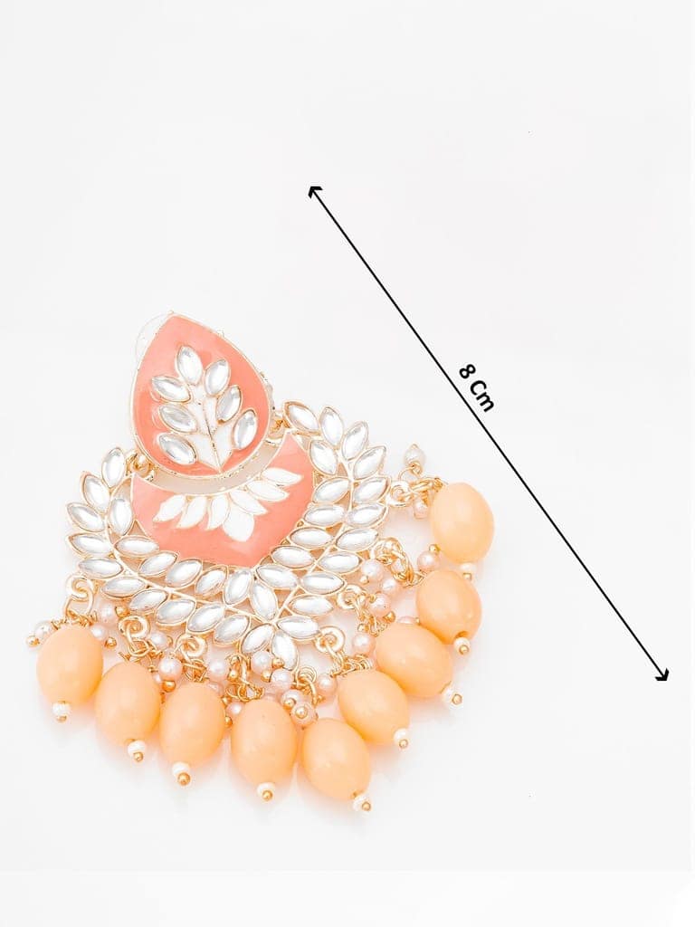 Morison Golden Crystal Earrings Radiance and Elegance Combined view 4
