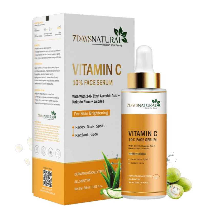 Dermatologically Tested 10% Vitamin C Face Serum for Men & Women (Pack of 1) – Glow Boosting & Skin Brightening Formula with Hyaluronic Acid for All Skin Types view 3