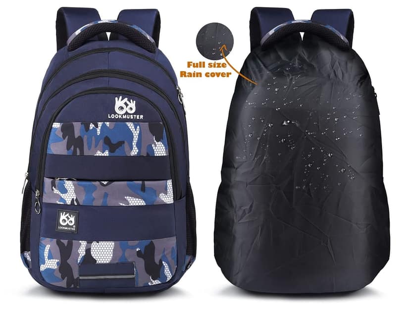 LOOKMUSTER 30 Litres Water Resistance Polyester Laptop Backpack view 7