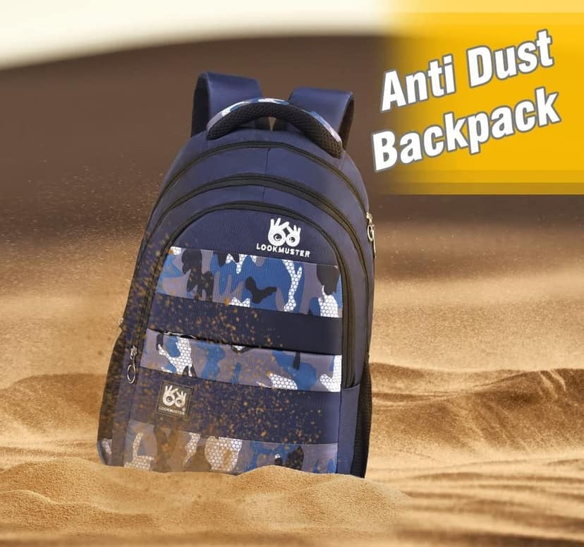 LOOKMUSTER 30 Litres Water Resistance Polyester Laptop Backpack view 9
