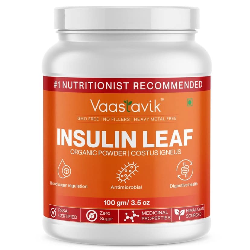 Vaastavik Insulin Leaf Costus Igneus Powder 100gm