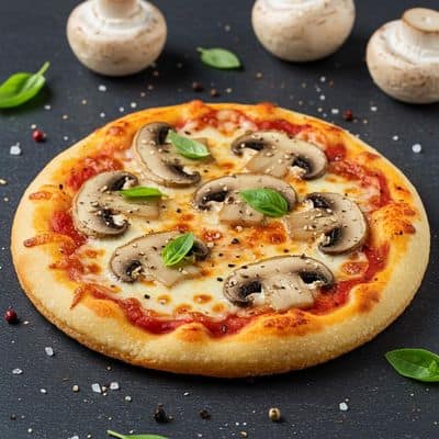 Mini Mushroom Pizza