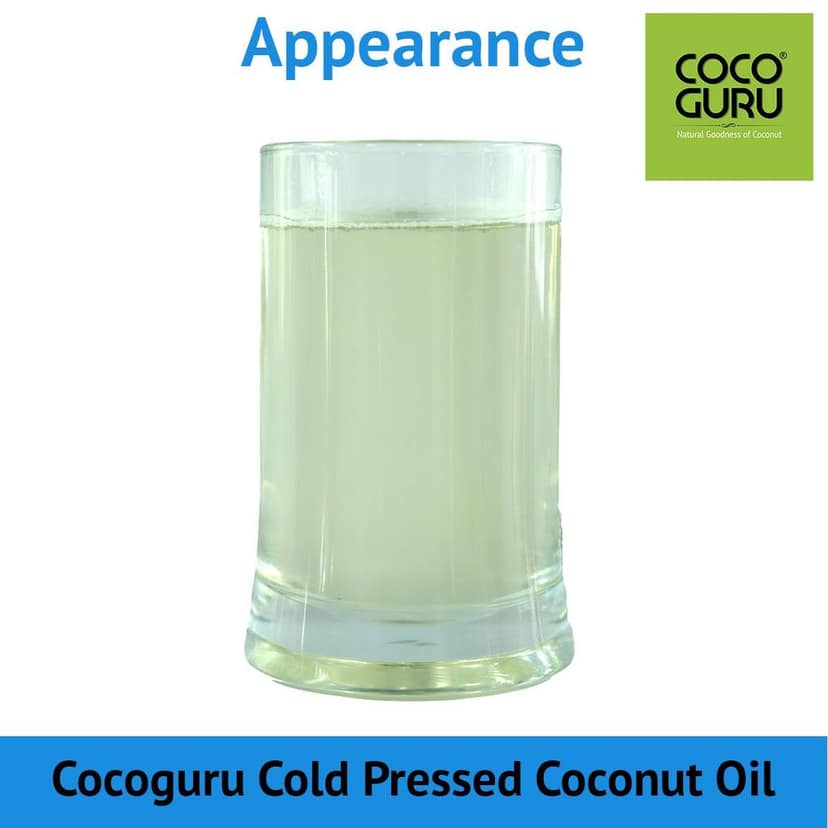 Cocoguru Cold Pressed Coconut Oil - Pouch 1 Litre (Pack of 10) view 3