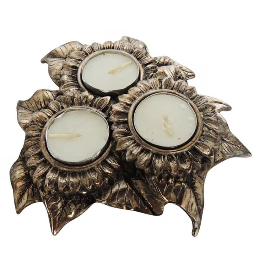 Aluminium Candle Stand | Decorative Home Lighting Holder, Height : 1.2 Inch (ASMAS105) view 2