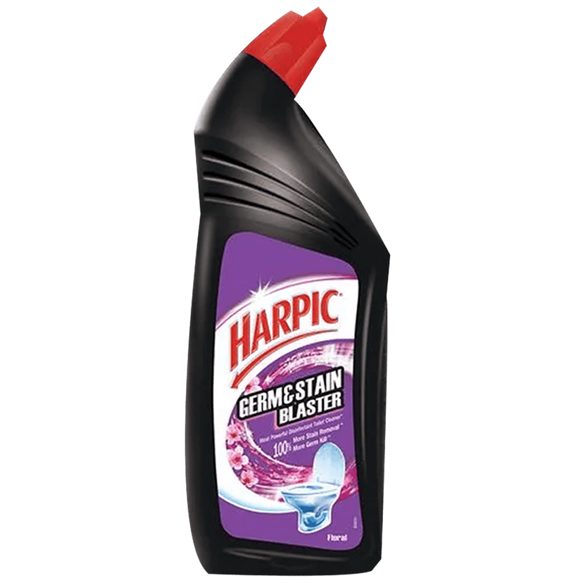 Harpic Germ & Stain Blaster Disinfectant Toilet Cleaner Liquid, Floral, 750 Ml view 2