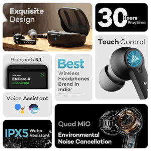 Boult Audio Airbass Encore X Wireless Earbuds view 3