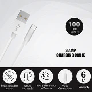 Tecsox 33 Watt fast charging USB A to Type C | Fast Charging | Under 200