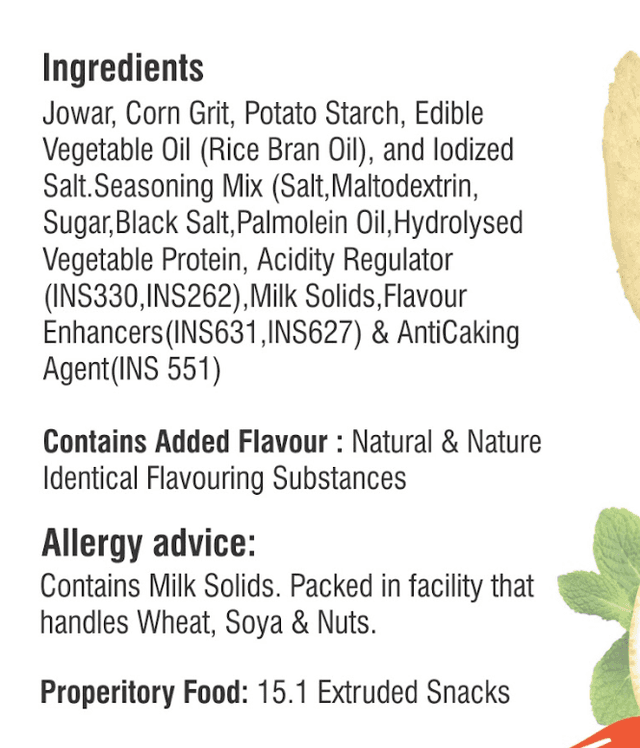 SABKA WELLNESS - Millet Munchies with Refreshing Mint Lime Healthy Baked Snack ,No Maida, No Preservatives, No Artificial Colors , Crunchy Jowar Millet Snack - 50 Gms (Pack of 8) view 2