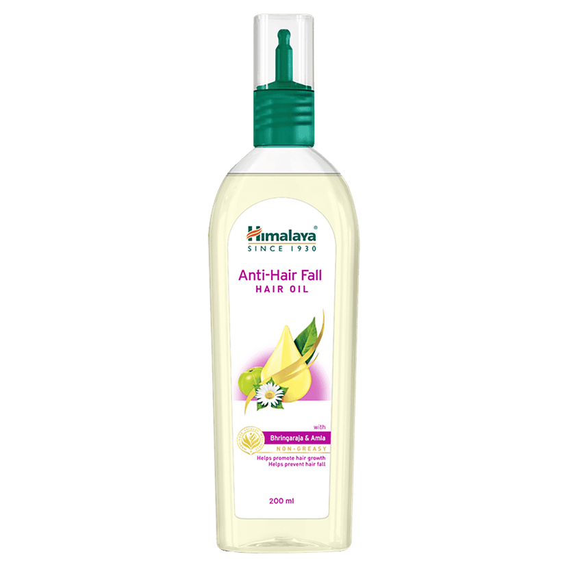 Himalaya Anti-Hair Fall Hair Oil - Promotes Hair Growth & Prevents Hair Fall, With Bhringaraja & Amla, No Harmful Chemicals, 200 Ml Carton view 2