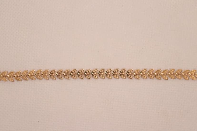 Gold Leaf Bracelet view 3