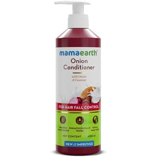 Mamaearth Onion Conditioner For Men & Women | Hair Fall Control & Fast Hair Growth | Works For Dry & Frizzy Hair | Toxin-Free | 400 ml Mamaearth Onion Conditioner For Men & Women | Hair Fall Control & Fast Hair Growth | Works For Dry & Frizzy Hair | Toxi