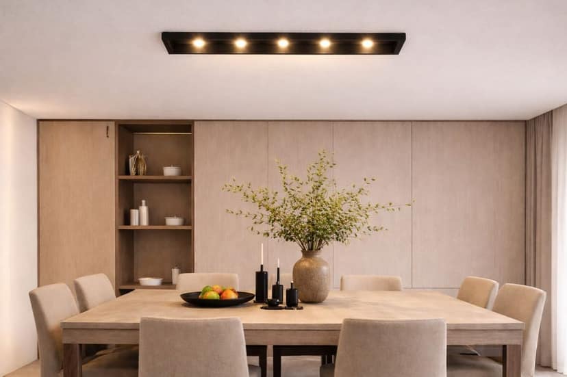 SPARKWORLD Rectangular 3x2W LED Spot Light Spot Light Ceiling Lamp (Black) | Colour: 10W view 2