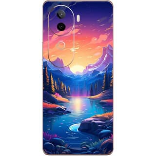 Yug Emporium Back Skin Wrap For iQOO Z9s 5G Premium Quality Full Coverage (3D Scenery) (Back Cover Multicolor)