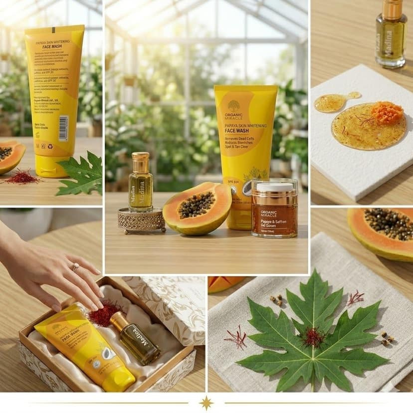 Elegantra Papaya Skin Brightening Face Wash 100ml each Pack of 2 | Anti-Pigmentation Face Cleanser for Dark Spots, Tan Removal, Uneven Skin Tone & Glowing Skin | Deep Cleansing Papaya Face Wash view 4