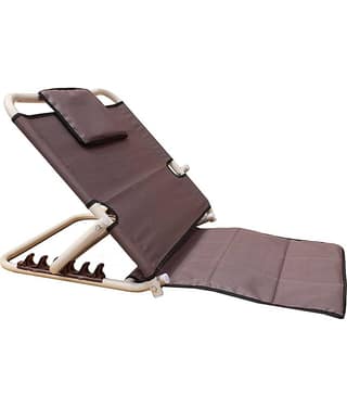 KDS SURGICAL Nylon Adjustable Hospital Back Rest for Use on Bed, Back Support for Patient at Home, Multifunction, Large Size, 5 Changeable Recline Angles, Foldable & Portable (Pack of 1)