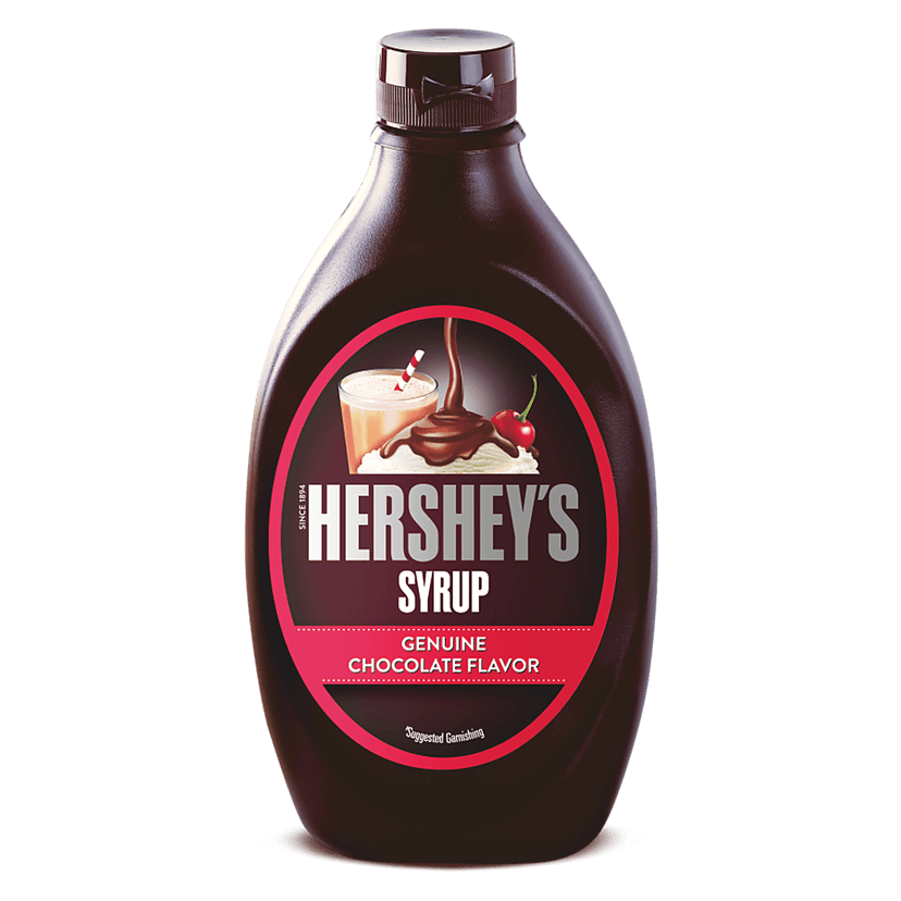 Hersheys Chocolate Syrup, 623 G Bottle view 2