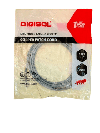 Copper Patch Cord Cat6 UTP, 3 Meter (Pack of 1 Piece)