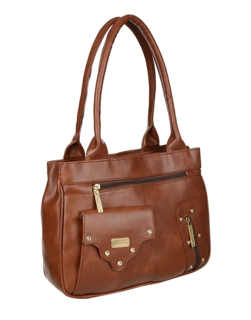 TASCHEN Women Casual Travel/Office Handbag (tan) view 2